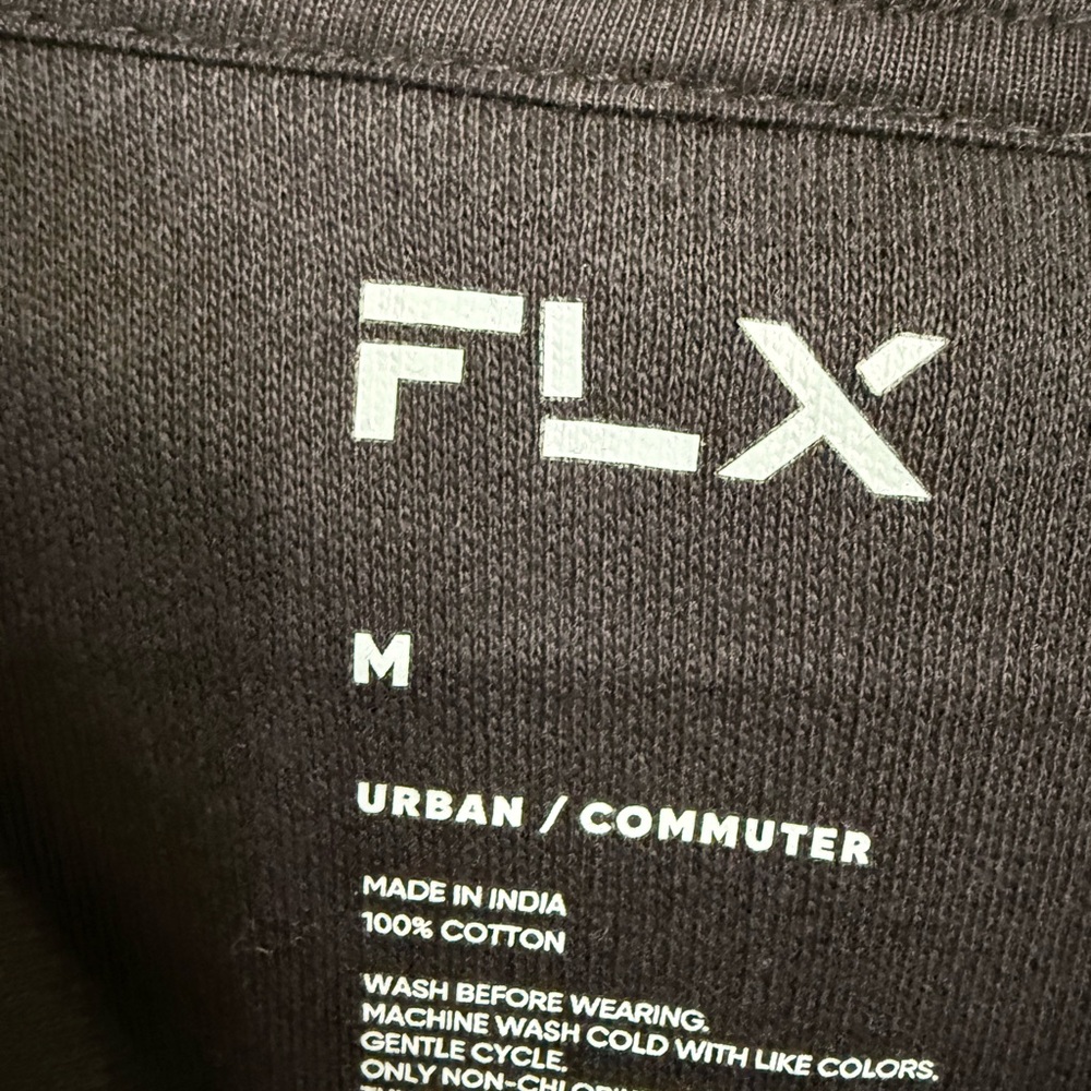 FLX Men's Black Hoodie - Picture 6 of 7